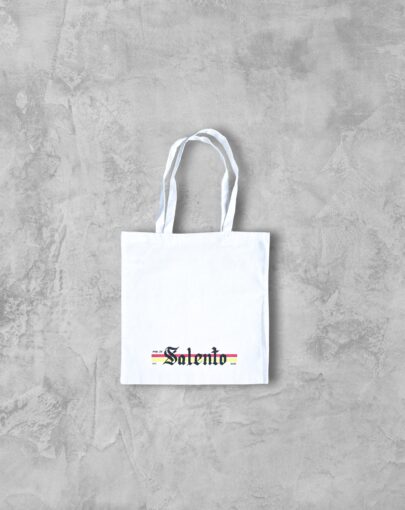 MAD IN SALENTO WHITE TOTE BAG