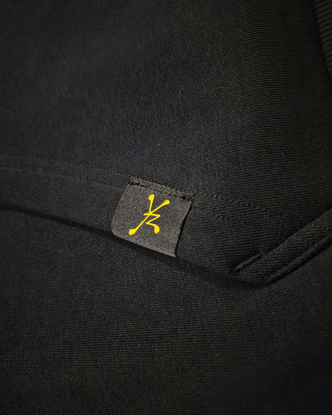 Black Hoodie Detail